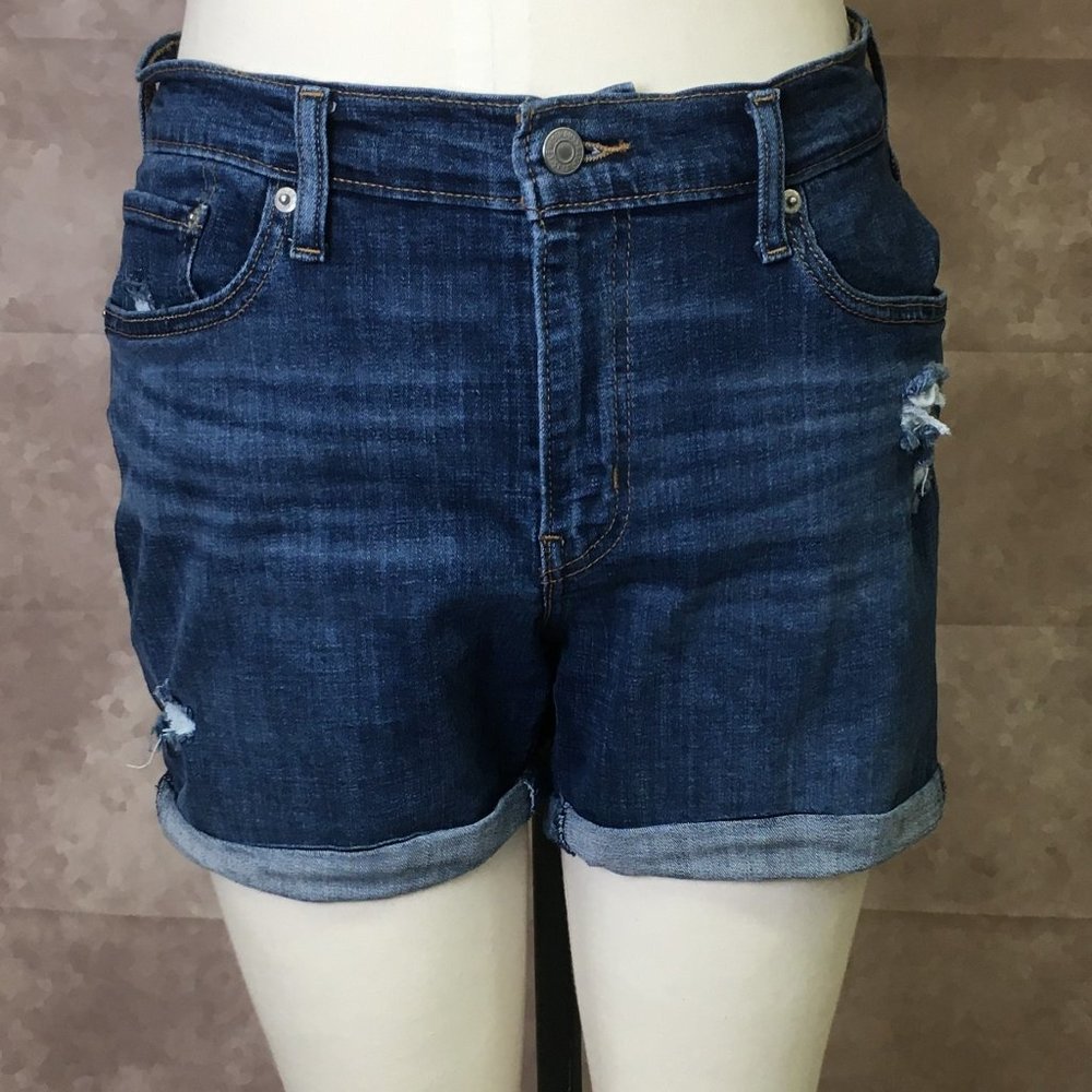 Like-New Distressed Levi High Waist Shorts